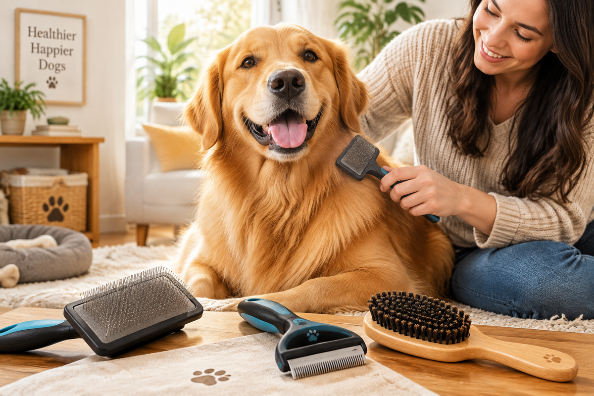 Best Dog Grooming Brushes for Shedding at Home